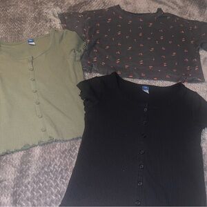 Set of Three Old Navy size girls 8 shirts
